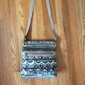 Sakroots "One World"/Elephant Design Crossbody Handbag EUC